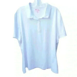 Lilly Green Vented Lightweight Golfing Collared Shirt  Women’s Size 2X